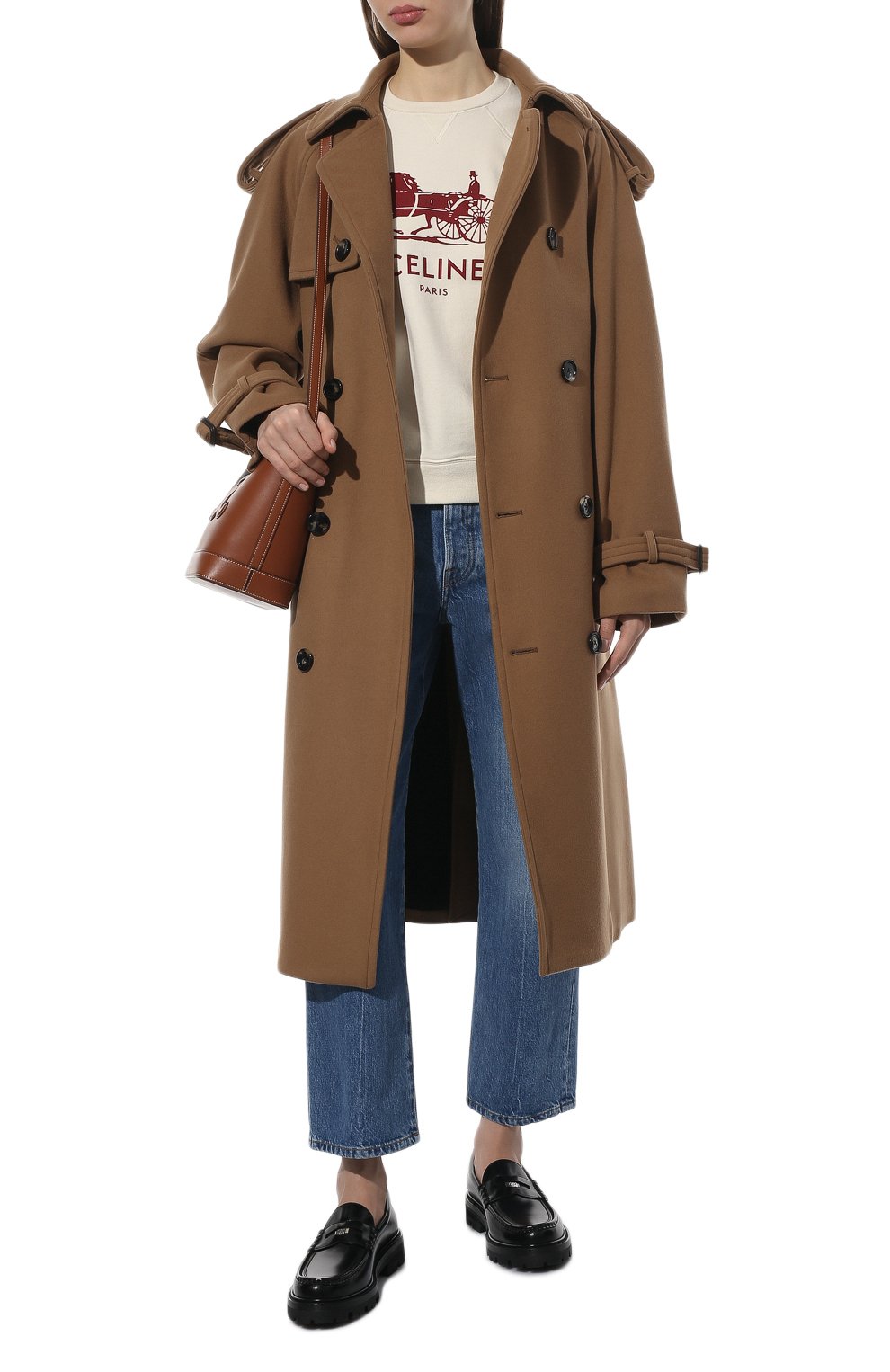 Шерстяное пальто CELINE, арт. 2M722995K, фото 2