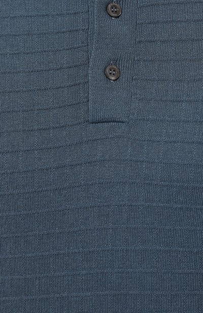 Поло из хлопка и шелка CANALI, арт. C0844/MK01868, фото 5