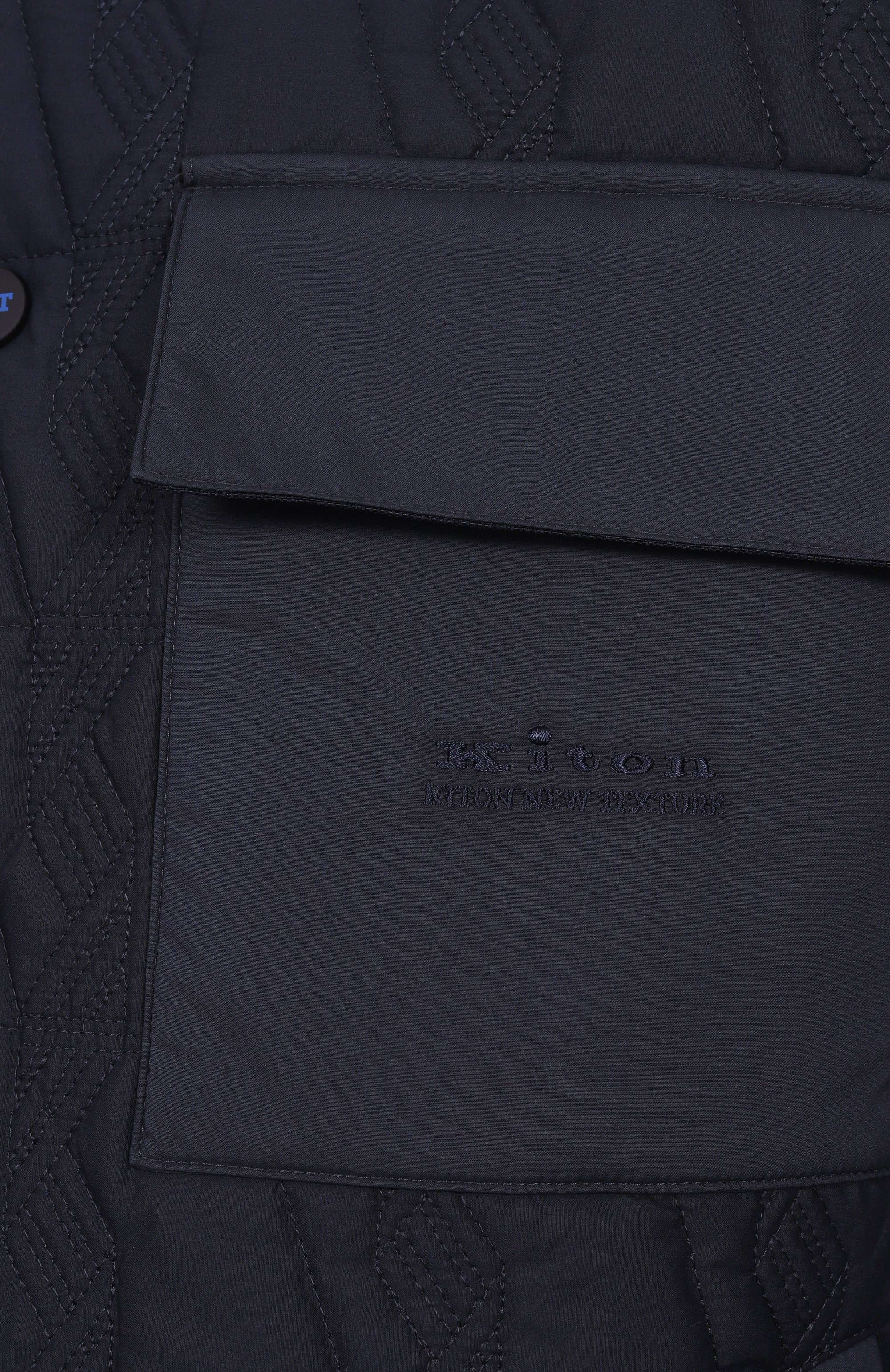 Хлопковая куртка-рубашка KITON, арт. UGK097K0753F01, фото 6