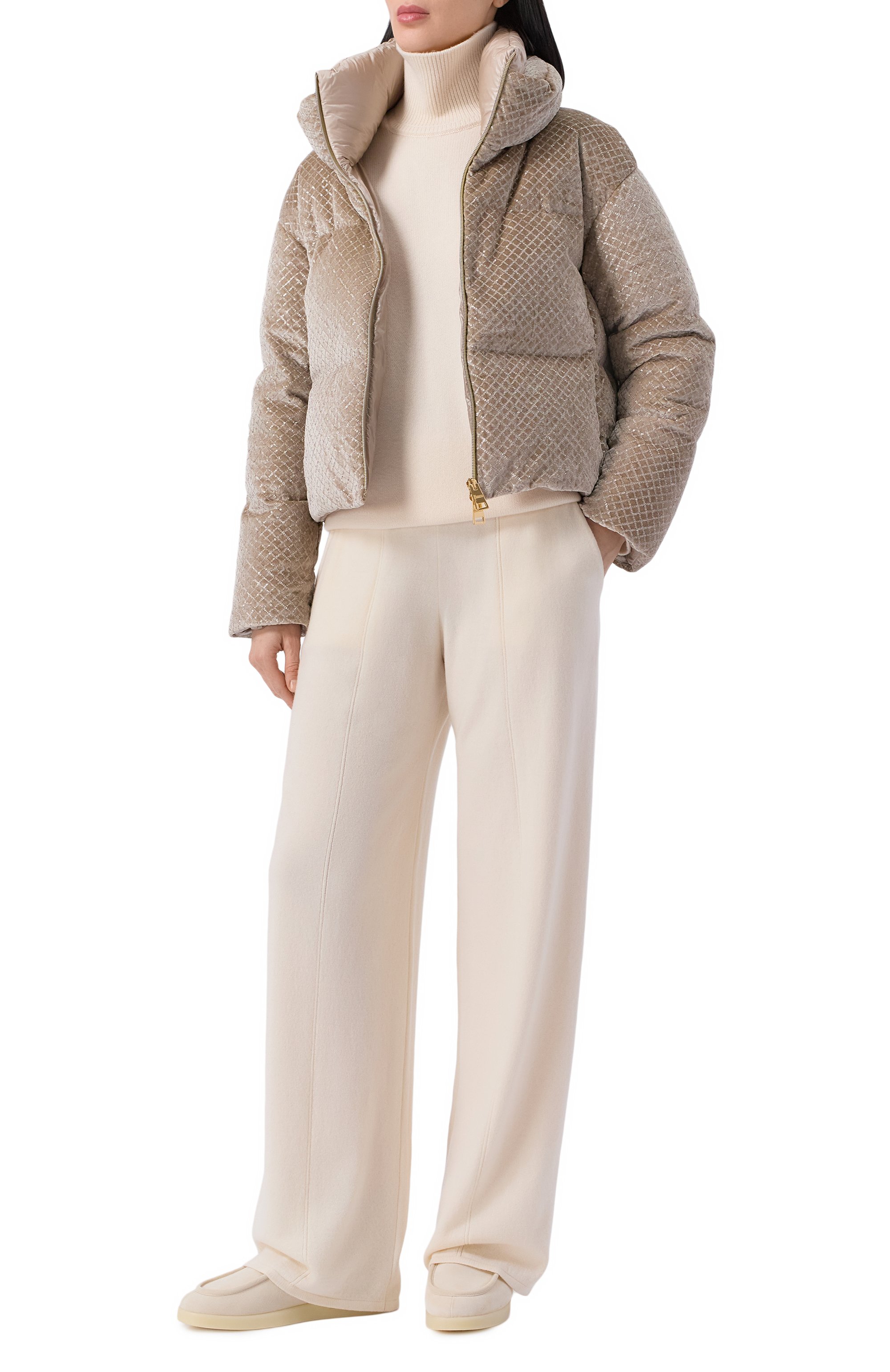 Пуховик с отделкой пайетками HERNO, арт. PI002161D/12751, фото 2