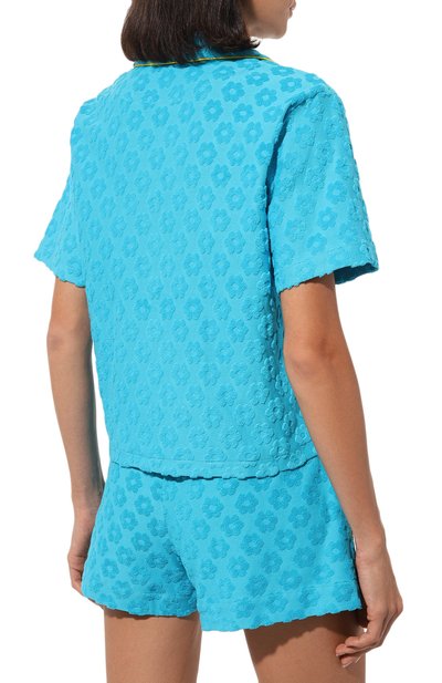 Хлопковая рубашка MC2 SAINT BARTH, арт. STBW/WHALE/05977D, фото 4