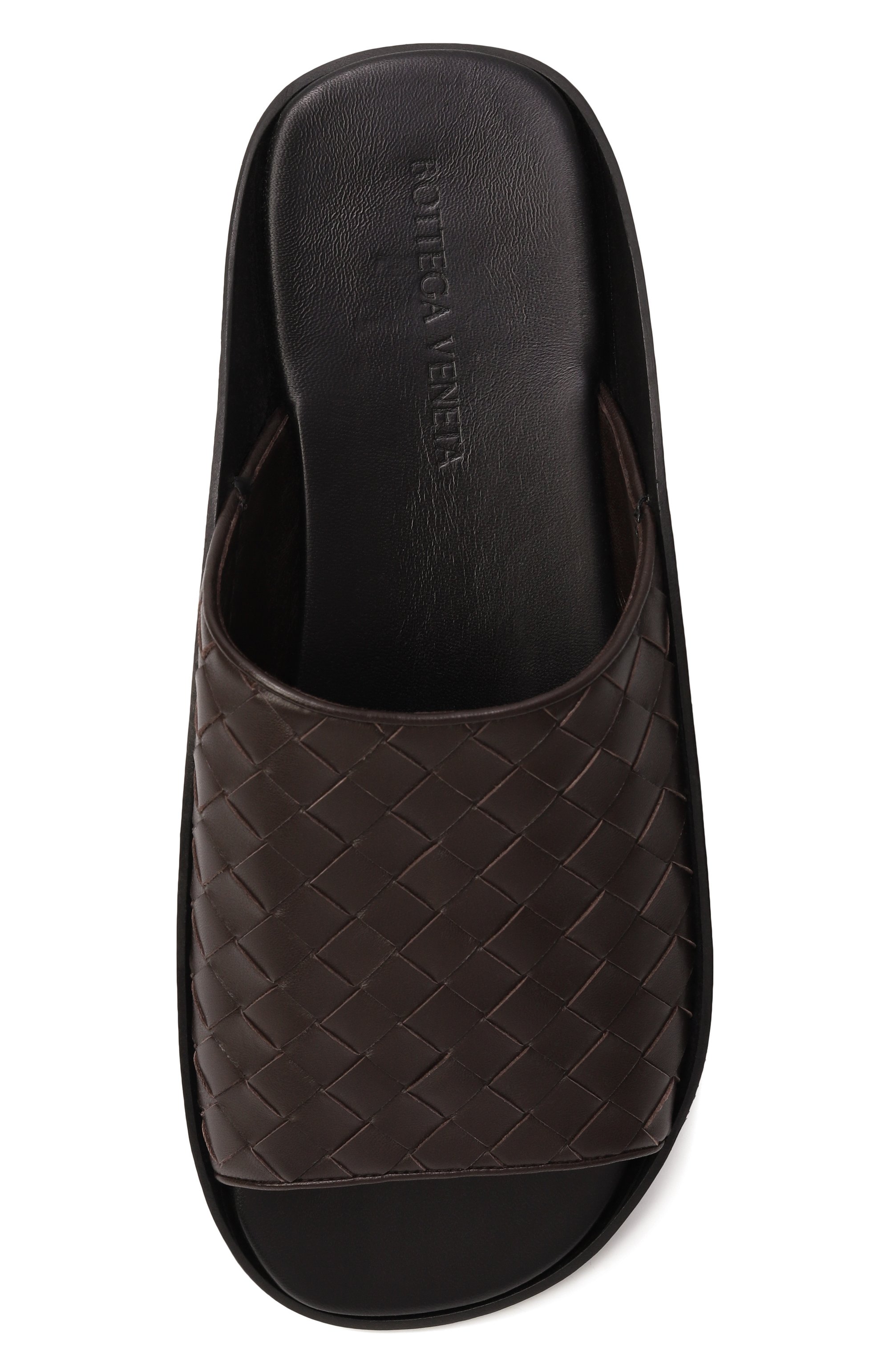 Кожаные шлепанцы wave BOTTEGA VENETA, арт. 827192/V2ED0, фото 6