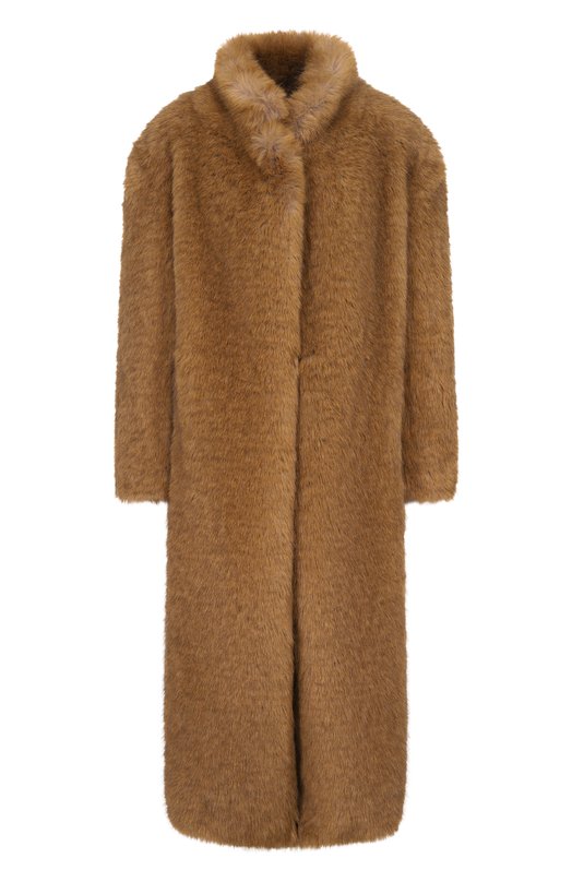 Шуба из экомеха MSGM 3942MDC09/257822 Бежевый 3942MDC09/257822