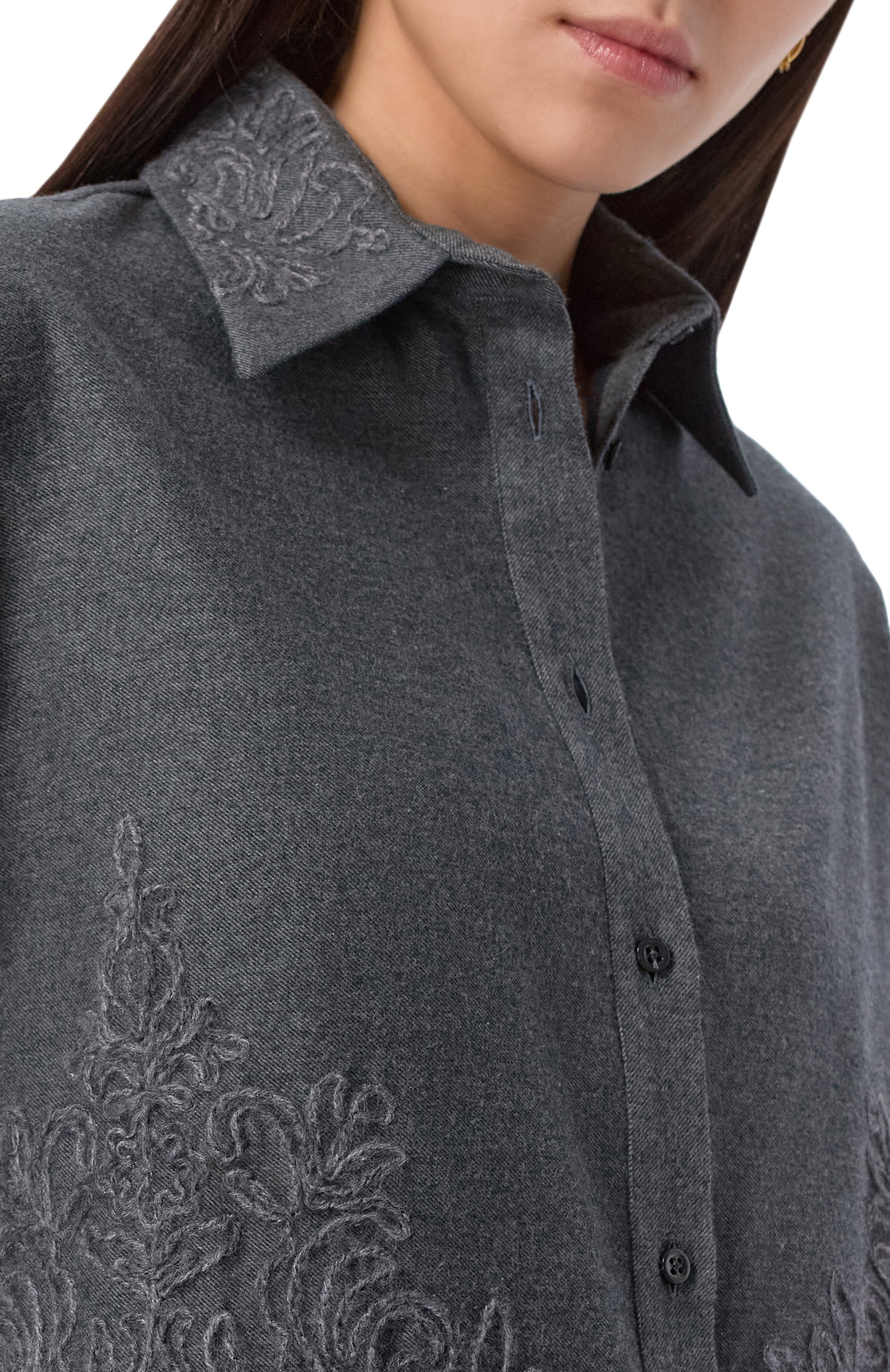 Хлопковая рубашка ERMANNO SCERVINO, арт. D474K310XQH, фото 5