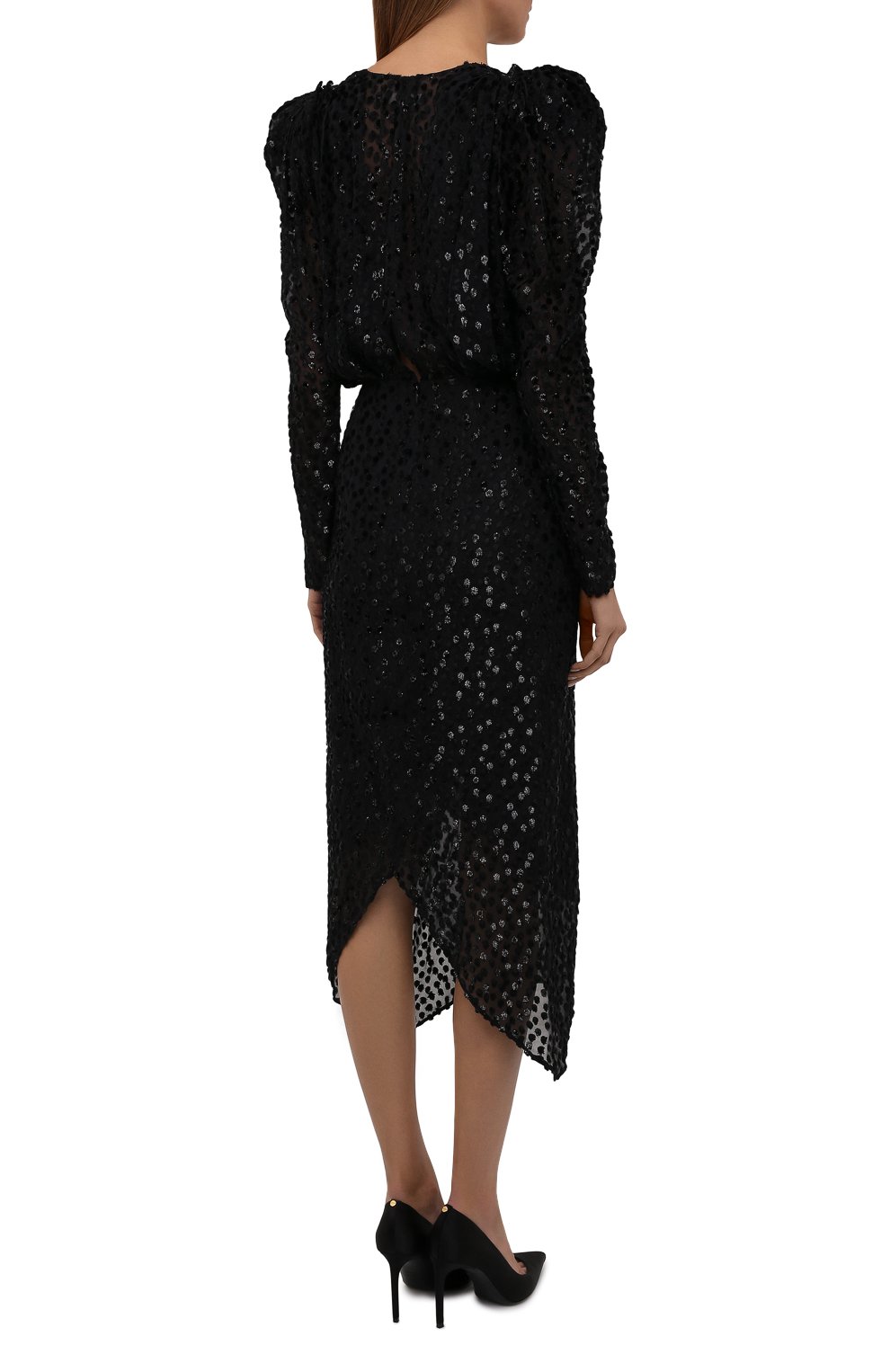 Платье из вискозы и шелка ISABEL MARANT, арт. R01252-21H064I/MARAY, фото 4