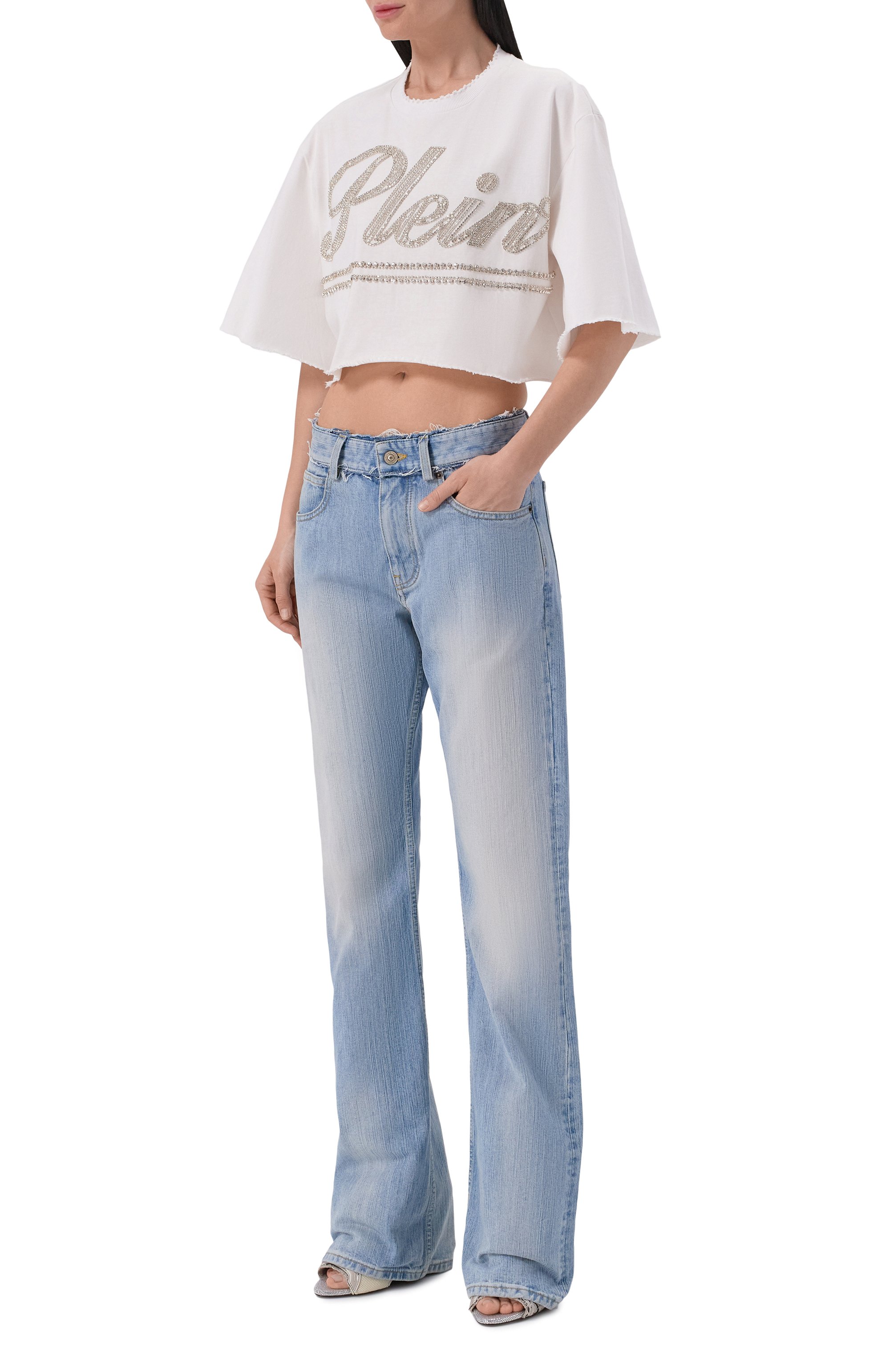 Хлопковая футболка PHILIPP PLEIN, арт. SAFC WTK3873 PTE004N, фото 2