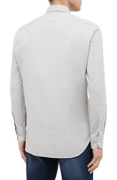 Хлопковая рубашка LORO PIANA, арт. FAL4417, фото 4