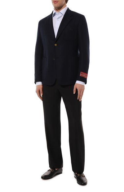 Кожаные лоферы brixton GUCCI, арт. 407314 DLC00, фото 2