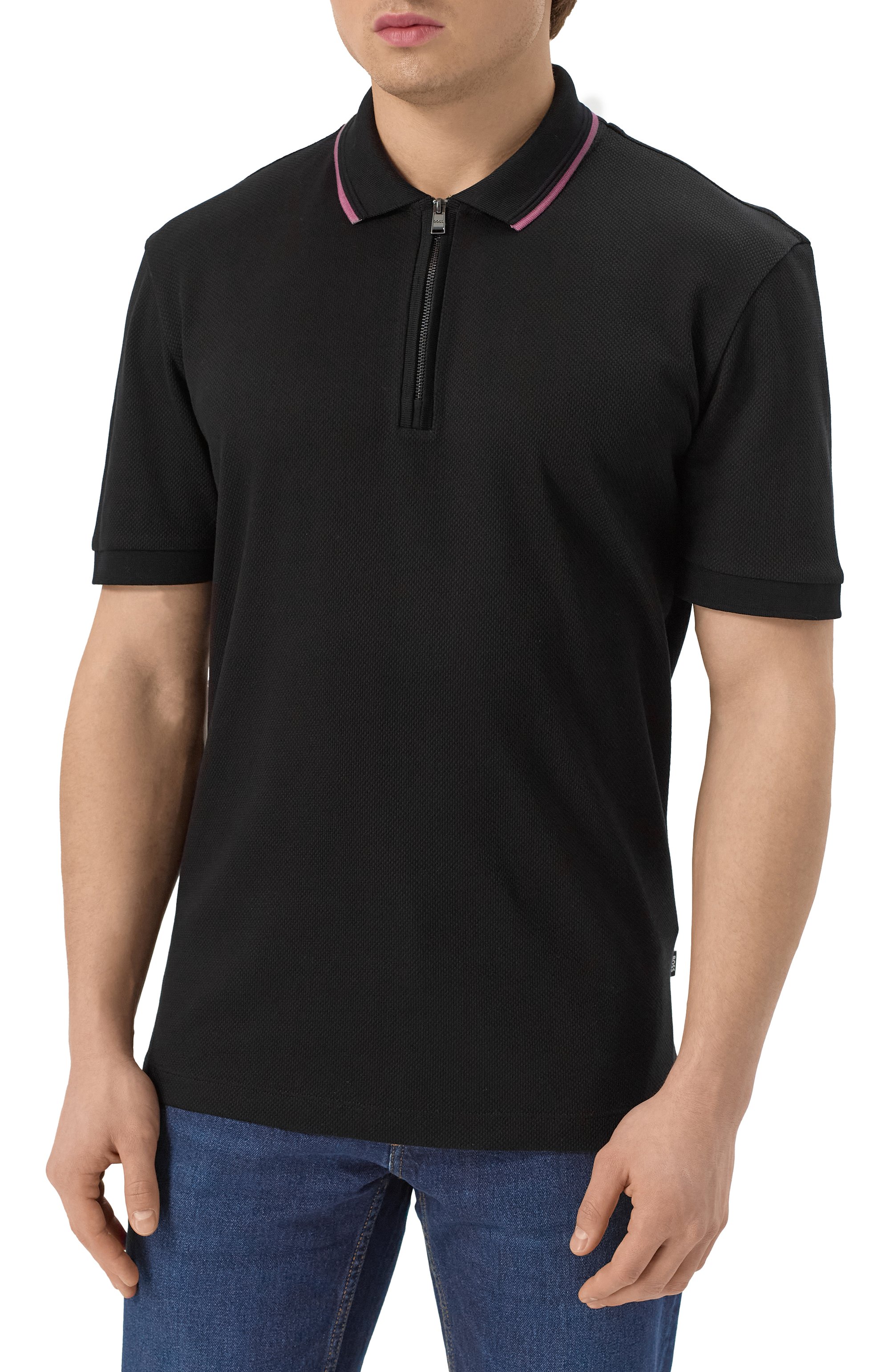 Хлопковое поло BOSS, арт. 50532612, фото 3