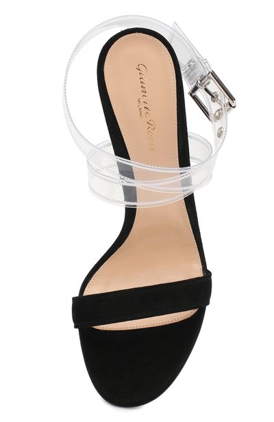 Замшевые босоножки terry 105 GIANVITO ROSSI, арт. G31373.15RIC.CPLNETR, фото 5