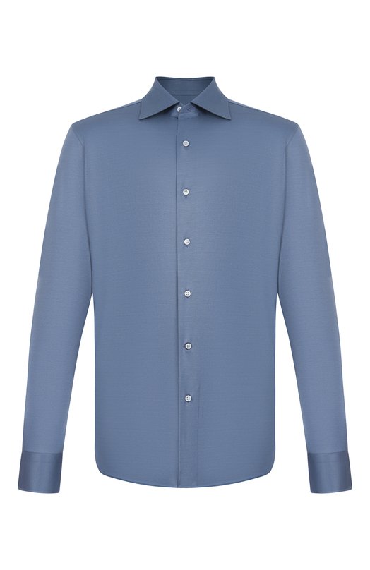 Хлопковая сорочка MVST SLIM/GABRIELLE/R0UND/1628-JERSEY (INTERL0CK) Синий SLIM/GABRIELLE/R0UND/1628-JERSEY (INTERL0CK)