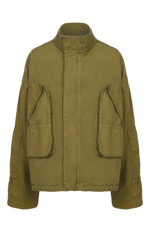 Хлопковая куртка The Attico 260WCB00103/CCC1230D Хаки 260WCB00103/CCC1230D