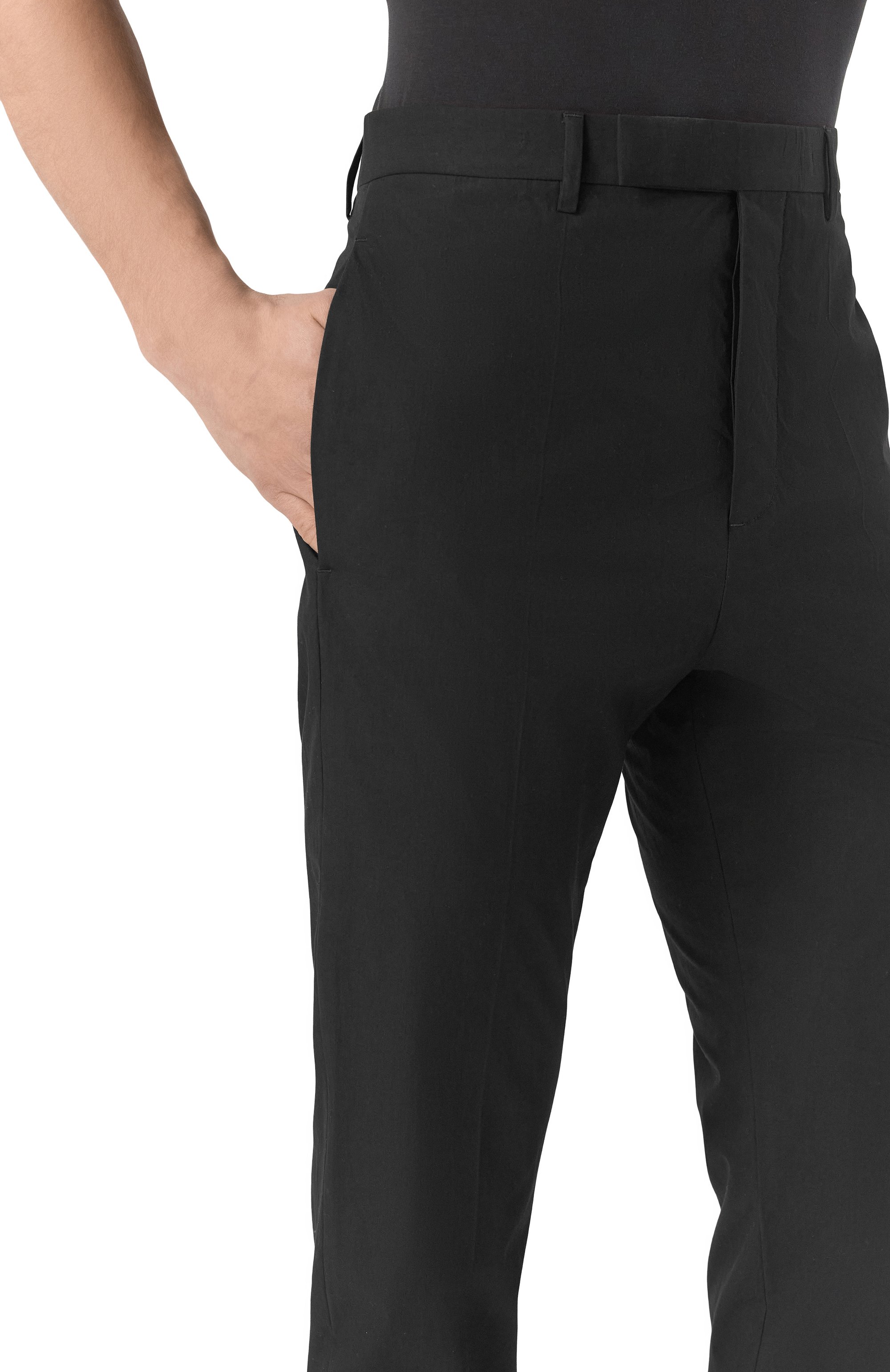 Хлопковые брюки RICK OWENS, арт. RU01E5357/P, фото 5