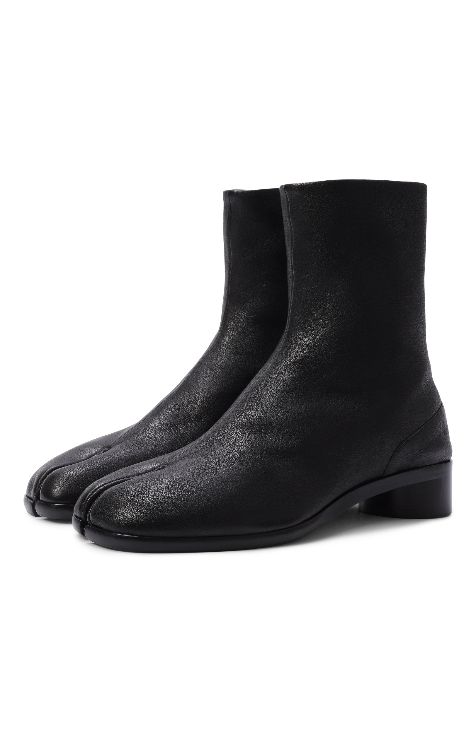 Кожаные сапоги tabi MAISON MARGIELA, арт. S57WU0153/P7805, фото 1