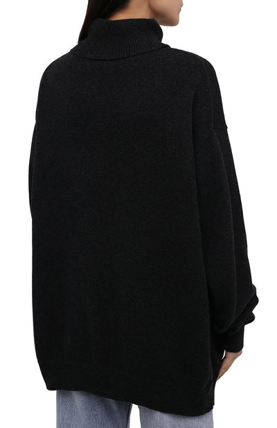 Шерстяной свитер DRIES VAN NOTEN темно-серого цвета по цене 65600 руб., арт. 212-011276-3702, фото 4 Шерстяной свитер DRIES VAN NOTEN, арт. 212-011276-3702, фото 4