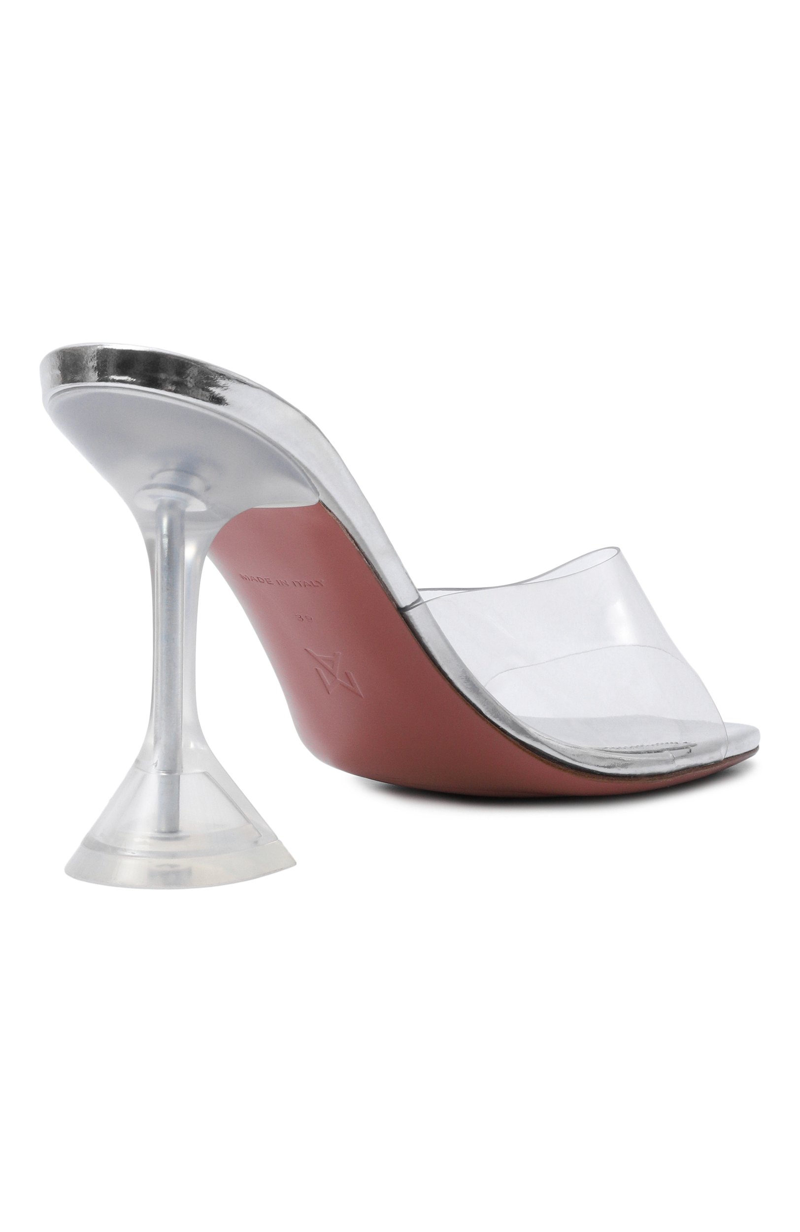 Мюли lupita AMINA MUADDI прозрачного цвета по цене 79950 руб., арт. LUPITA GLASS SLIPPER 95/PVC, фото 5 Мюли lupita AMINA MUADDI, арт. LUPITA GLASS SLIPPER 95/PVC, фото 5