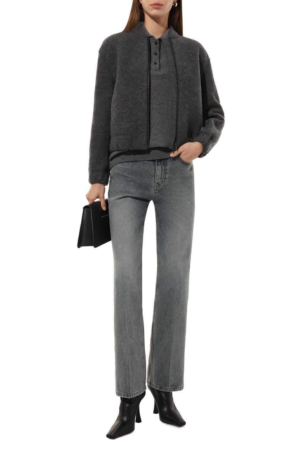 Шерстяной бомбер HARRIS WHARF LONDON, арт. A3420MLC, фото 2