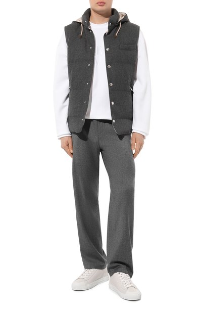 Пуховый жилет BRUNELLO CUCINELLI, арт. MM4851162, фото 2