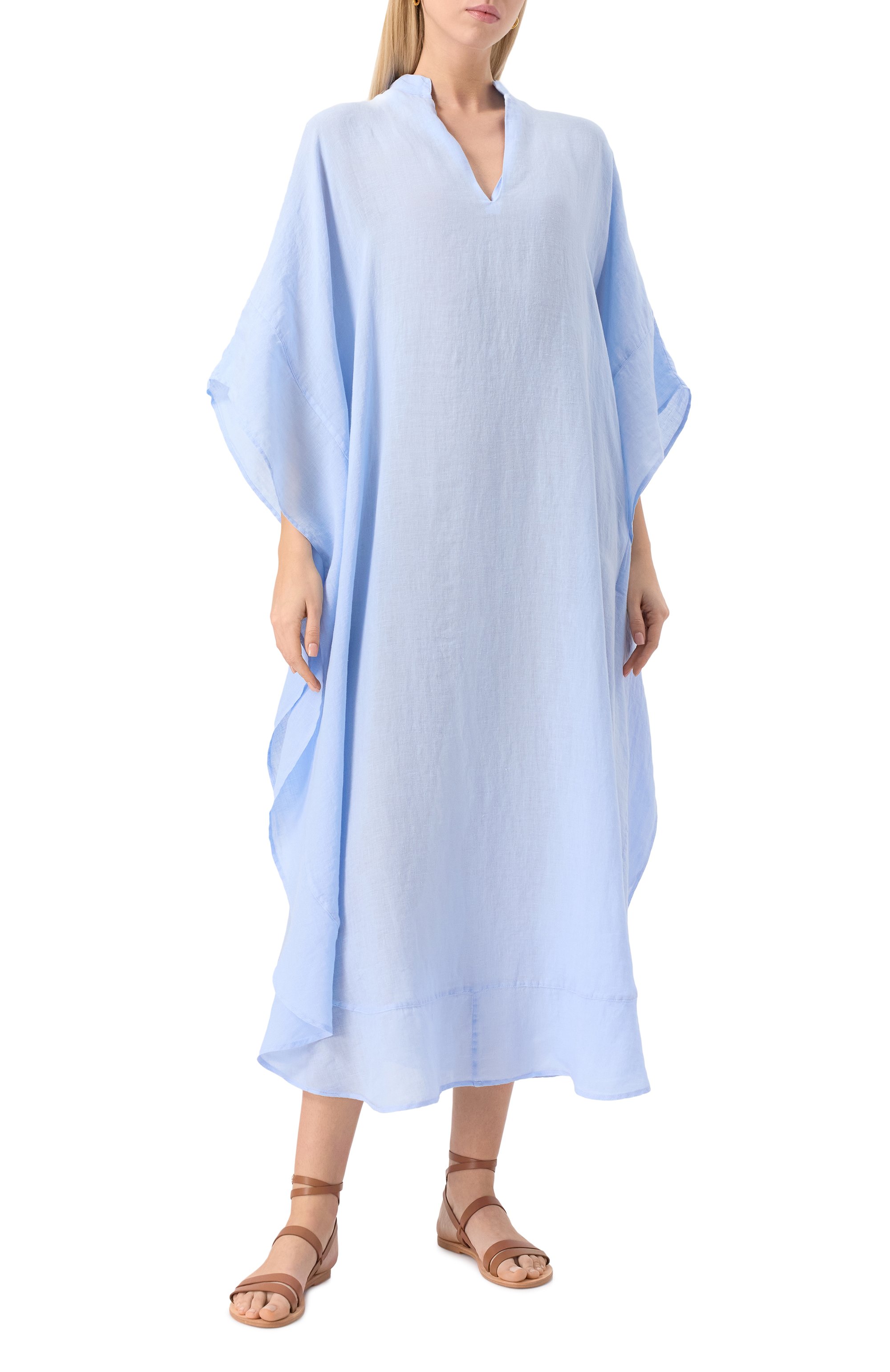 Льняная туника 120% LINO, арт. 32ALIW49FX/000D703, фото 3