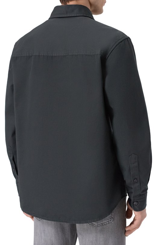 Хлопковая рубашка BOSS 50556121 Зелёный  50556121 Фото 4