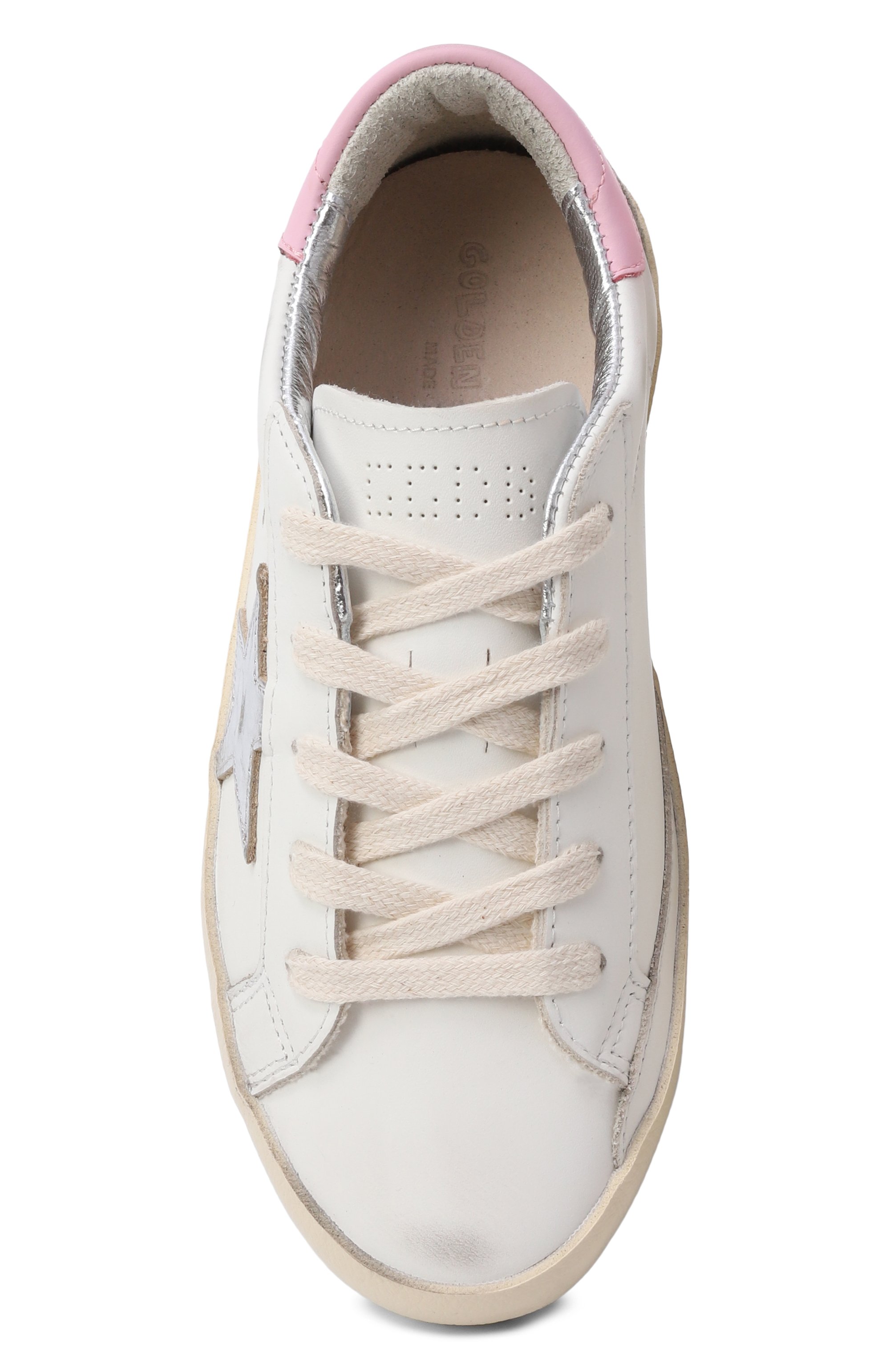 Кожаные кеды super star GOLDEN GOOSE DELUXE BRAND, арт. GYF00102.F004662, фото 4
