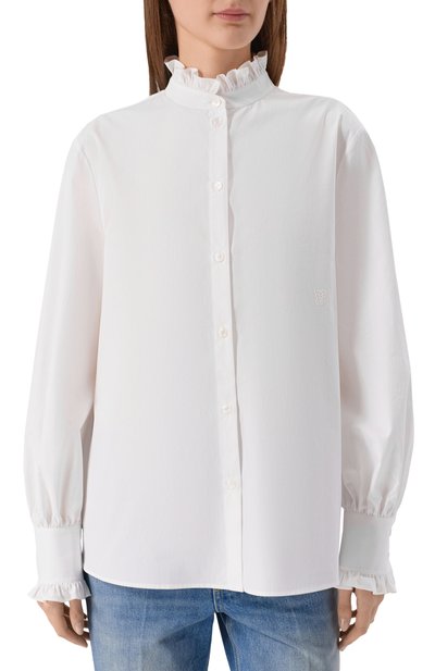 Хлопковая рубашка VALENTINO, арт. 7B3AB7R5/5A6, фото 3