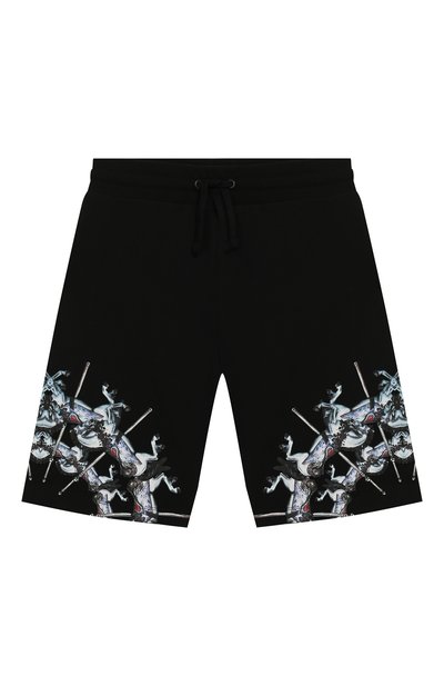 Хлопковые шорты MARCELO BURLON KIDS OF MILAN, арт. 20E/B/MB/3207/0020/8-14Y, фото 1
