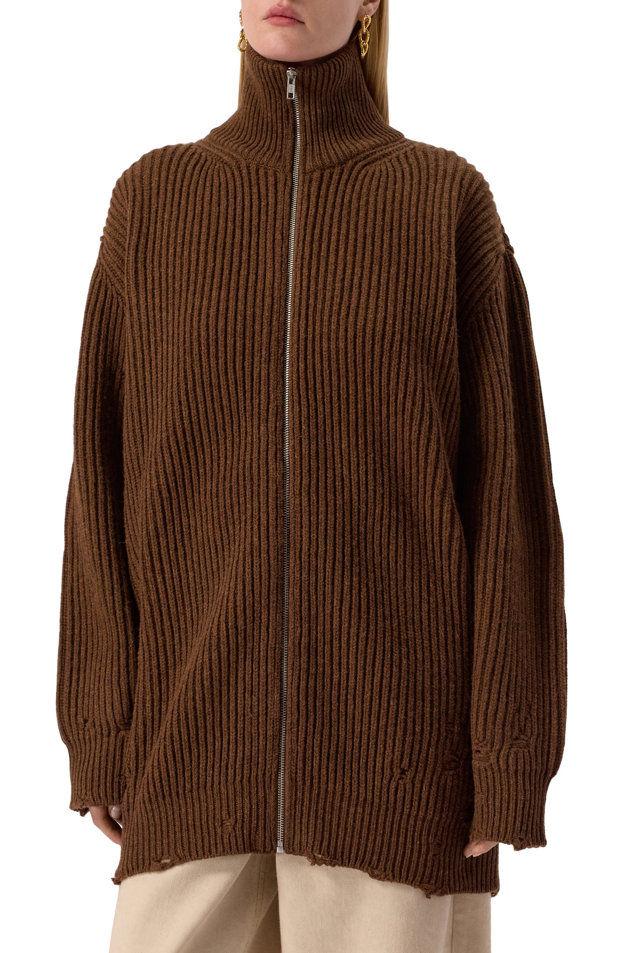 Шерстяной кардиган MM6, арт. S52AM0322/M13138, фото 3