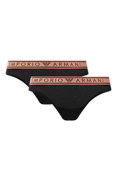 Женские комплект из двух трусов-бразилиана EMPORIO ARMANI, арт. 163337/3R227