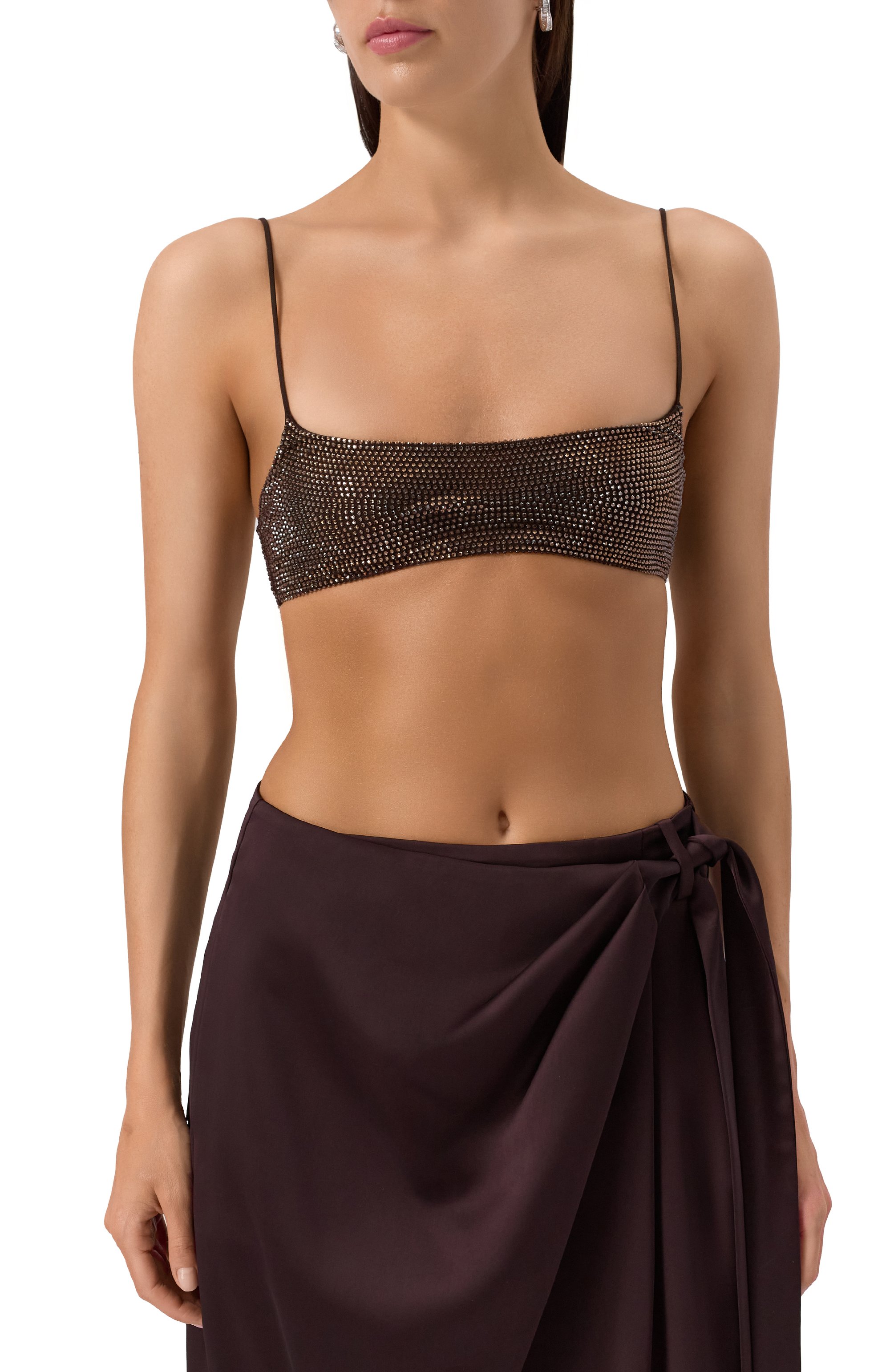 Топ с отделкой стразами THE ANDAMANE, арт. TM170709A/TJP072, фото 3