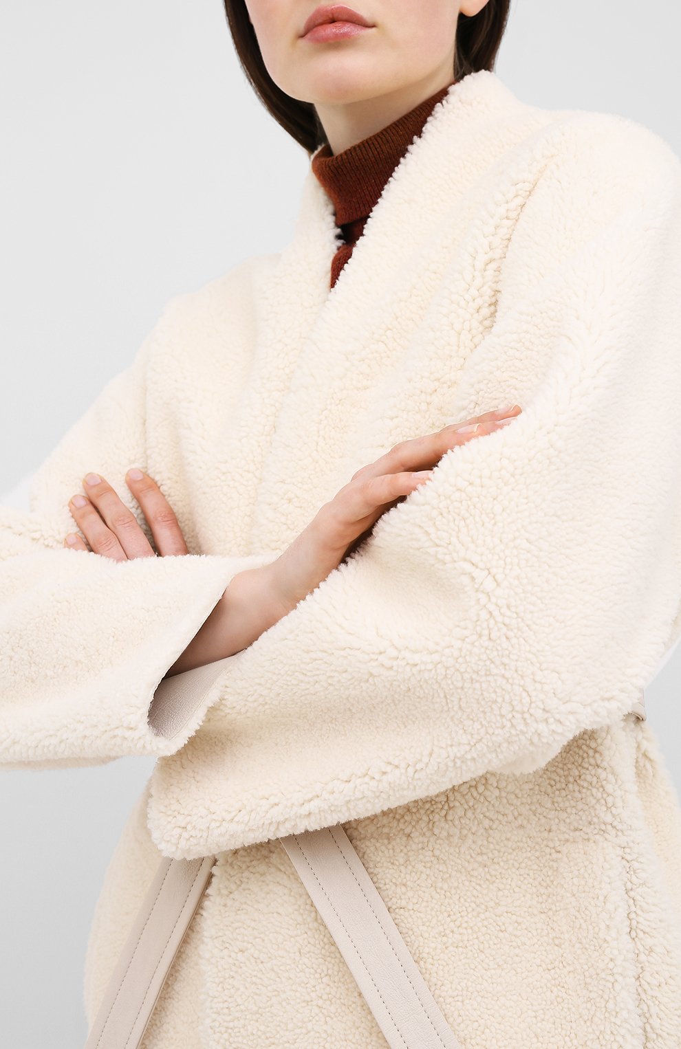 Дубленка с поясом BLANCHA, арт. 20165/300/40/IV0RY, фото 7