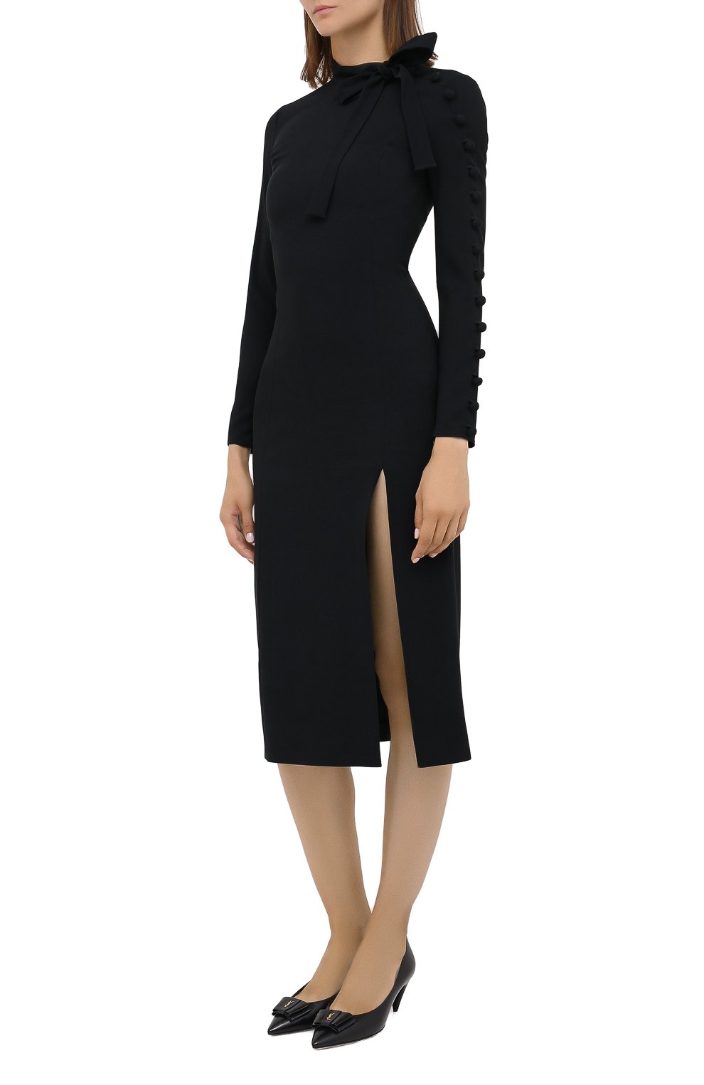 Платье REDVALENTINO черного цвета по цене 89700 руб., арт. UR0VAU85/5DB, фото 3 Платье REDVALENTINO, арт. UR0VAU85/5DB, фото 3