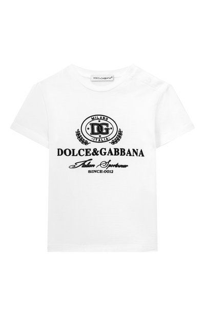Хлопковая футболка DOLCE & GABBANA, арт. L1JTEY/G7NVW