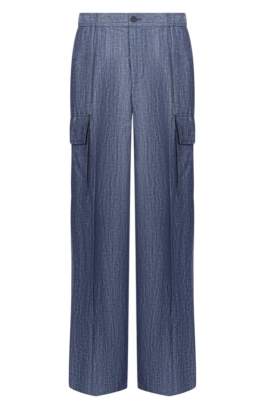 Брюки-карго изо льна и хлопка Hevo T0RREQUETTA35/L740 Синий T0RREQUETTA35/L740