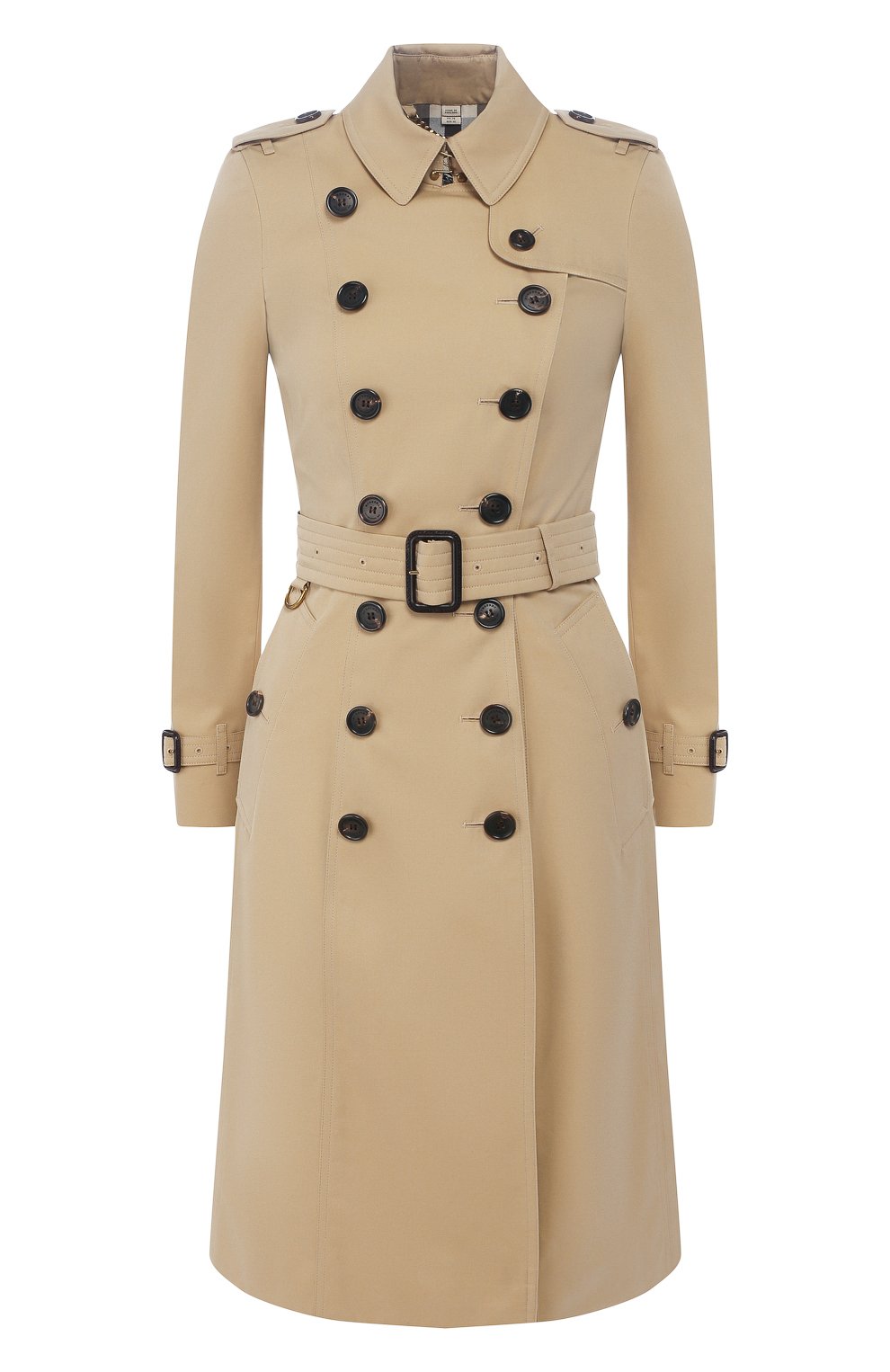 Хлопковый тренч chelsea BURBERRY бежевого цвета по цене 232500 руб., арт. 4013322, фото 1 Хлопковый тренч chelsea BURBERRY, арт. 4013322, фото 1