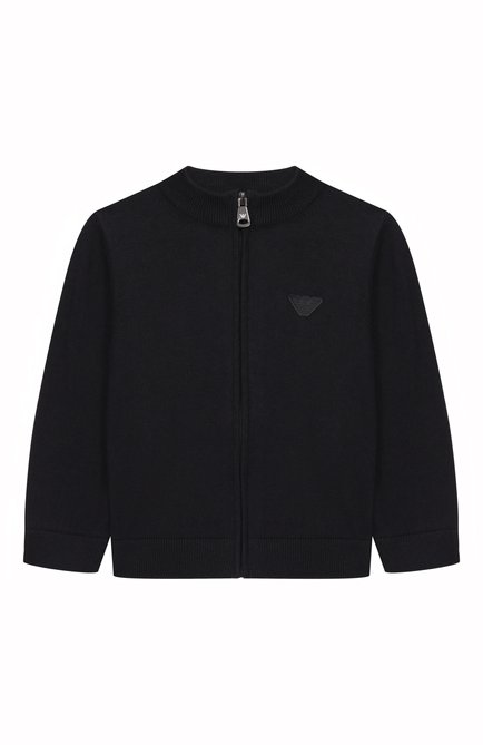 Кардиган из хлопка и шерсти EMPORIO ARMANI, арт. EB000447/AF15211