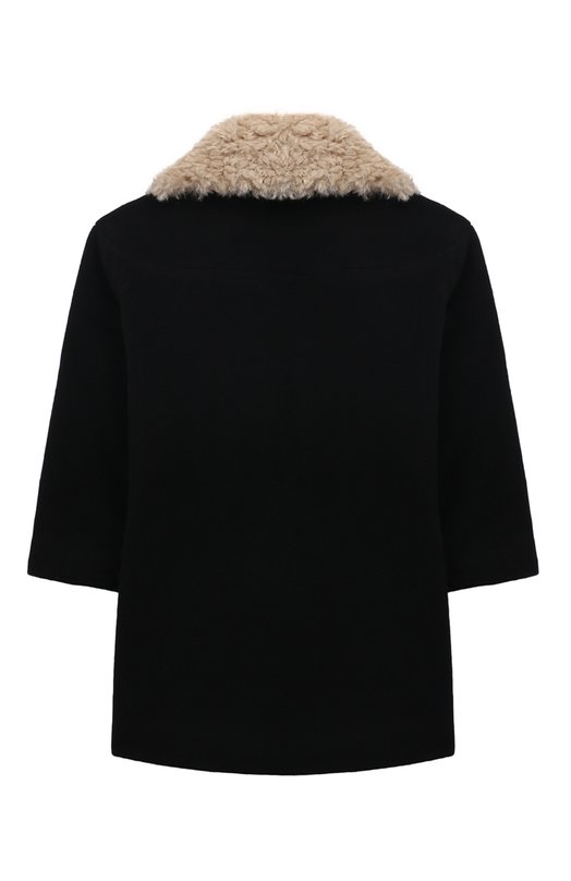 Шерстяное пальто Paade Mode Чёрный, фото 2