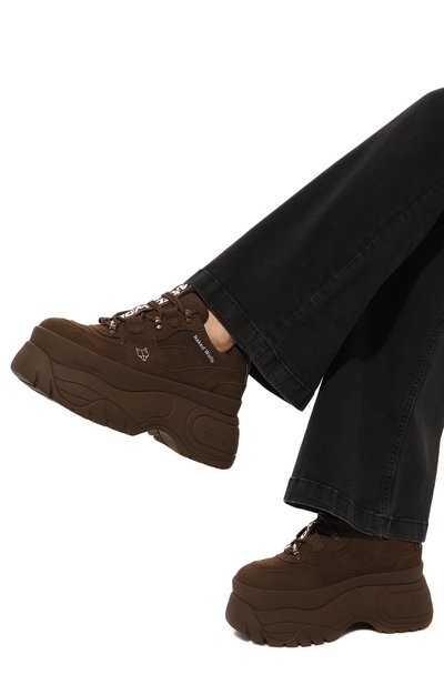 Замшевые кроссовки sinner NAKED WOLFE, арт. SINNER/NUBUCK, фото 3