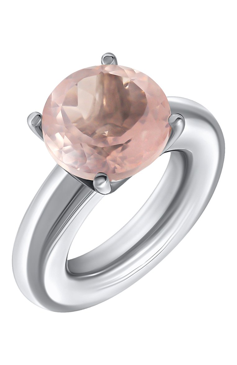 Кольцо cartoon ring с розовым кварцем MOONKA, арт. cr-r-qrz, фото 1
