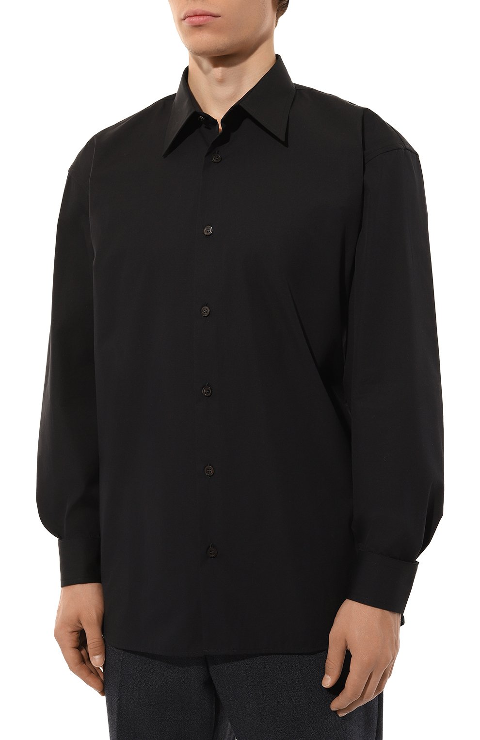 Хлопковая рубашка DRIES VAN NOTEN, арт. 242-020707-9294, фото 3