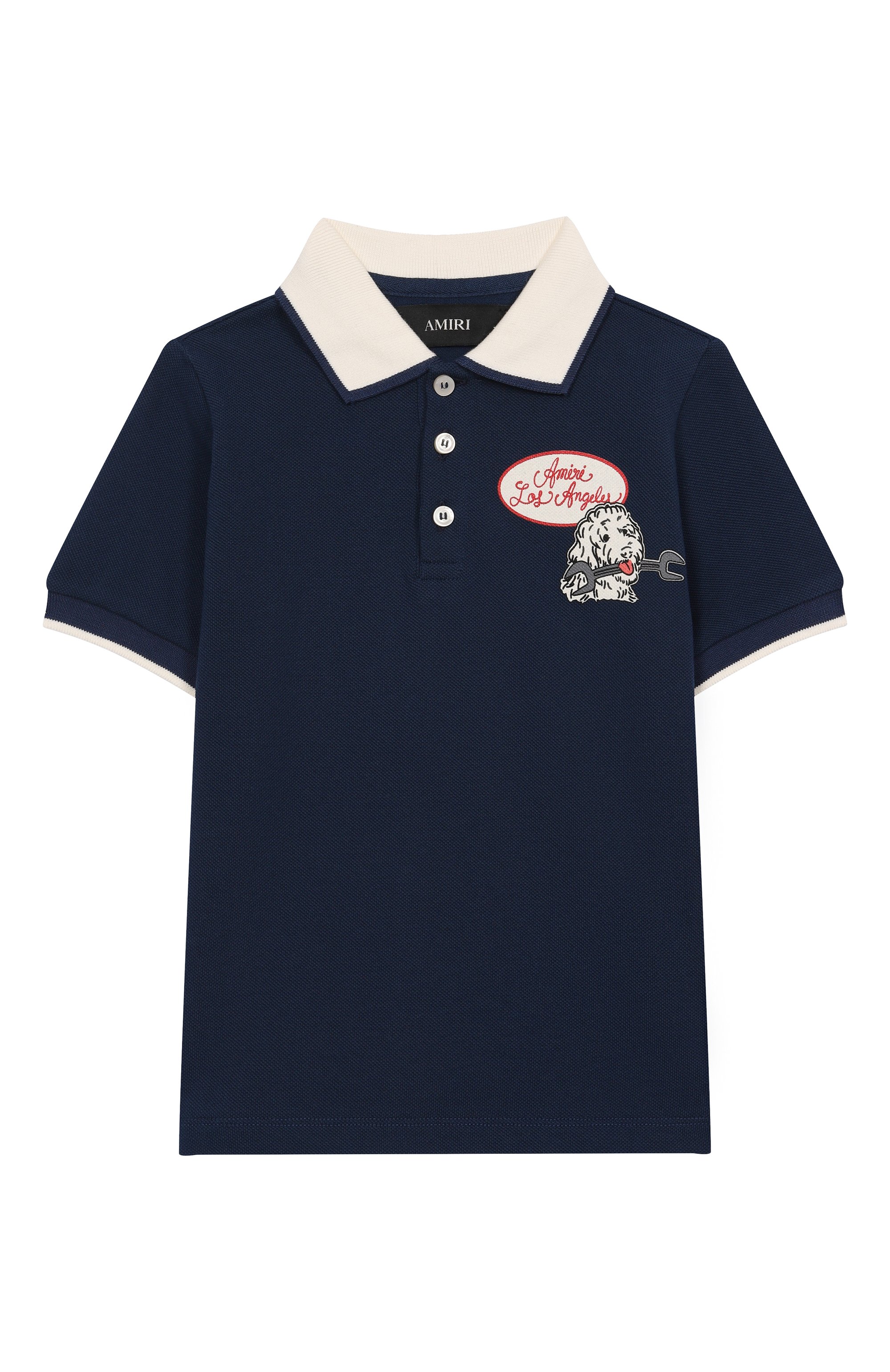 Хлопковое поло AMIRI, арт. AKJYP01011, фото 1