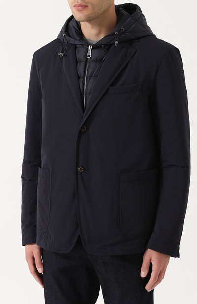 Куртка на пуговицах с пуховой подстежкой MONCLER, арт. C2-091-30703-00-57540, фото 3