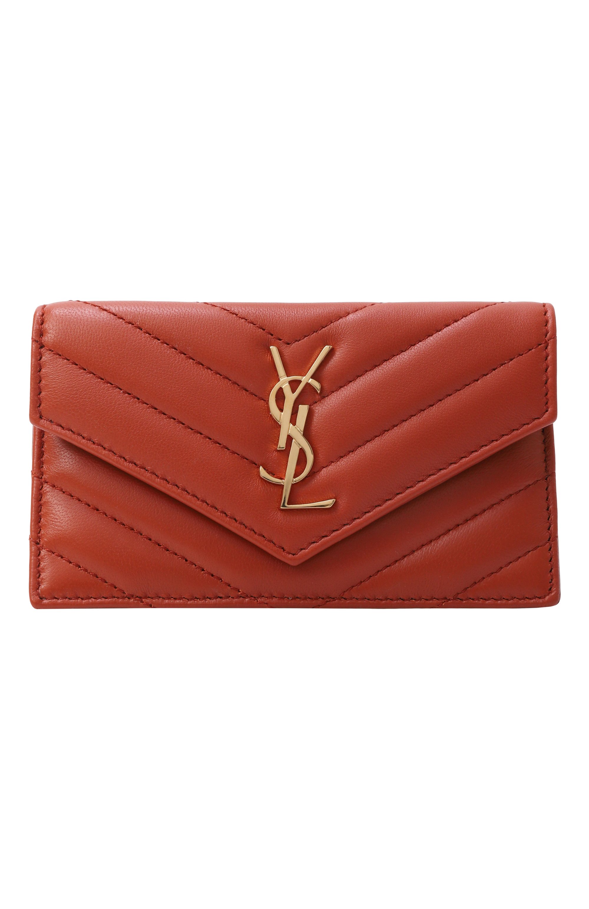 Кожаный футляр для кредитных карт SAINT LAURENT, арт. 612808/AAA44, фото 1