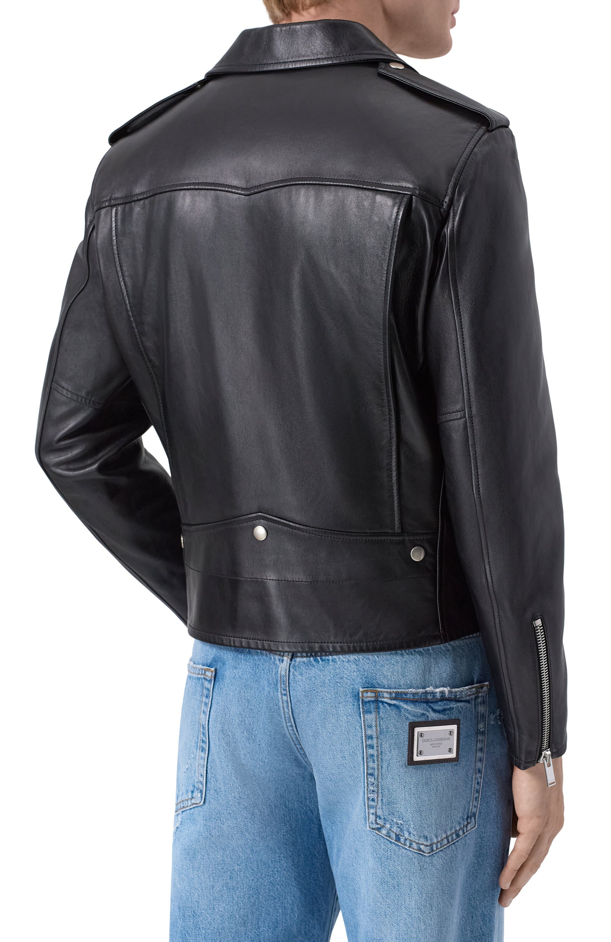 Кожаная куртка SAINT LAURENT, арт. 484284/Y5YA2, фото 4