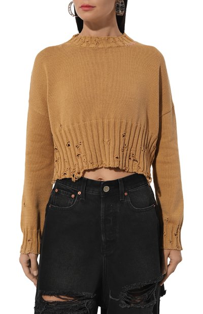 Хлопковый свитер MARNI, арт. GCMD0276A1/UFC652, фото 3