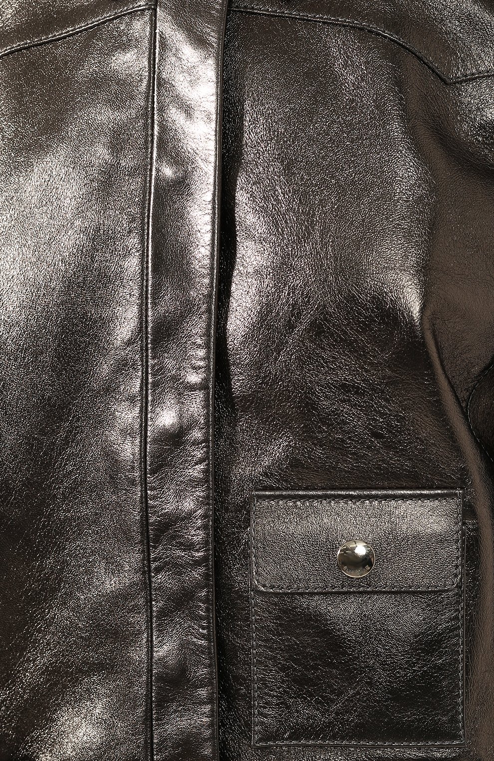 Кожаная куртка с поясом ELIE SAAB, арт. 9930, фото 5