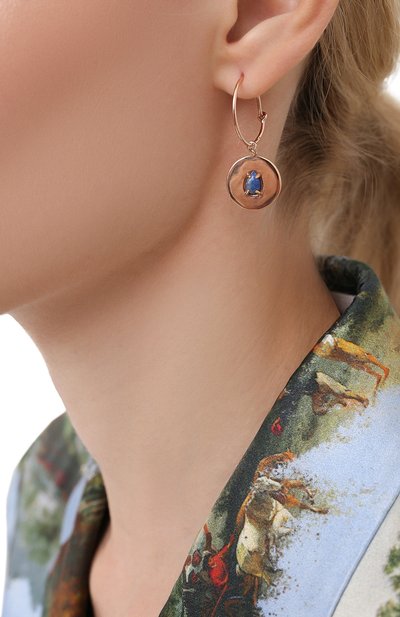 Серьги с лазуритом: водолей MOONKA, арт. in-er-lzr, фото 2