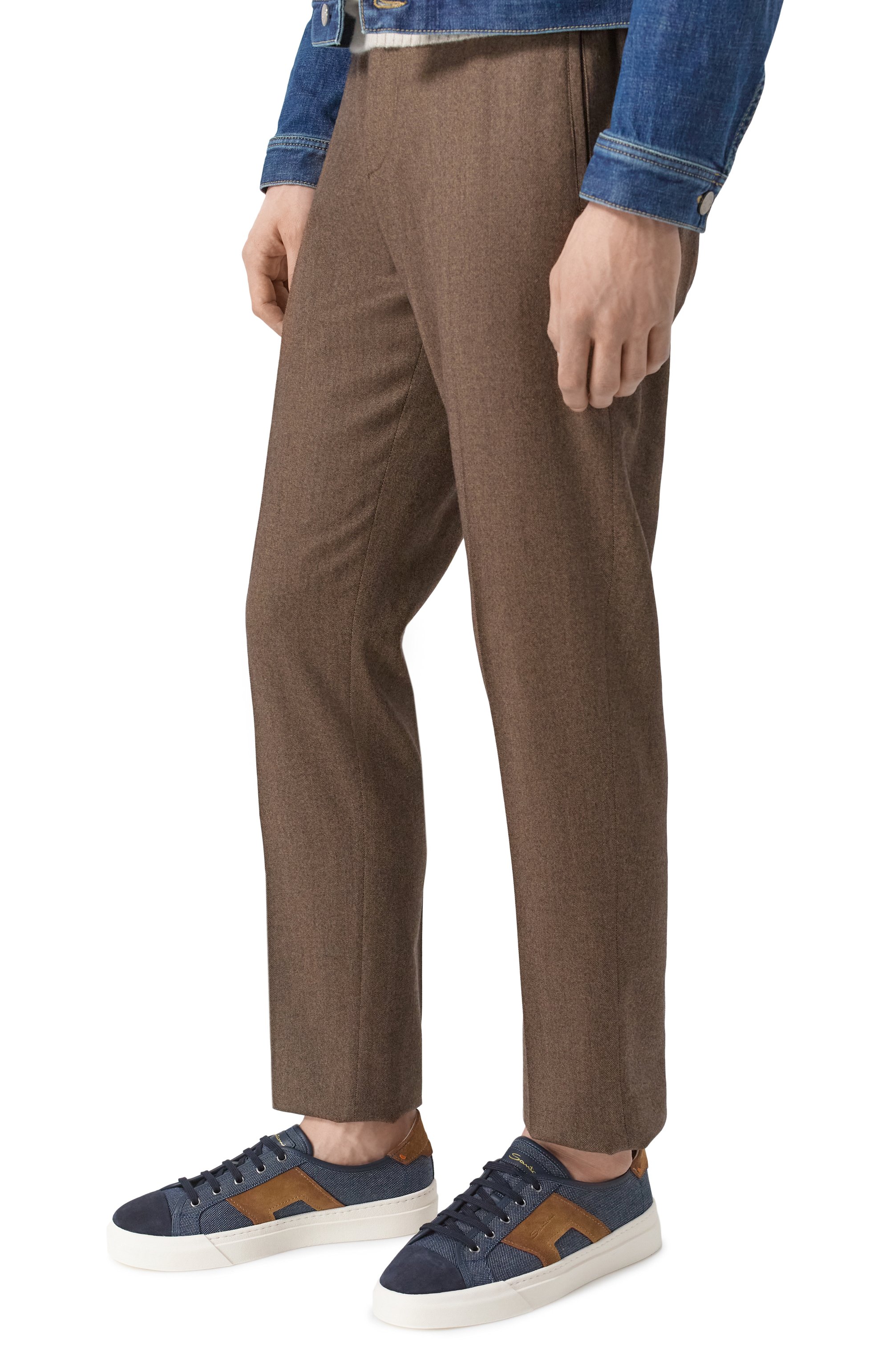 Комбинированные кеды gloria SANTONI, арт. MBGG22075PNNGNUE, фото 3