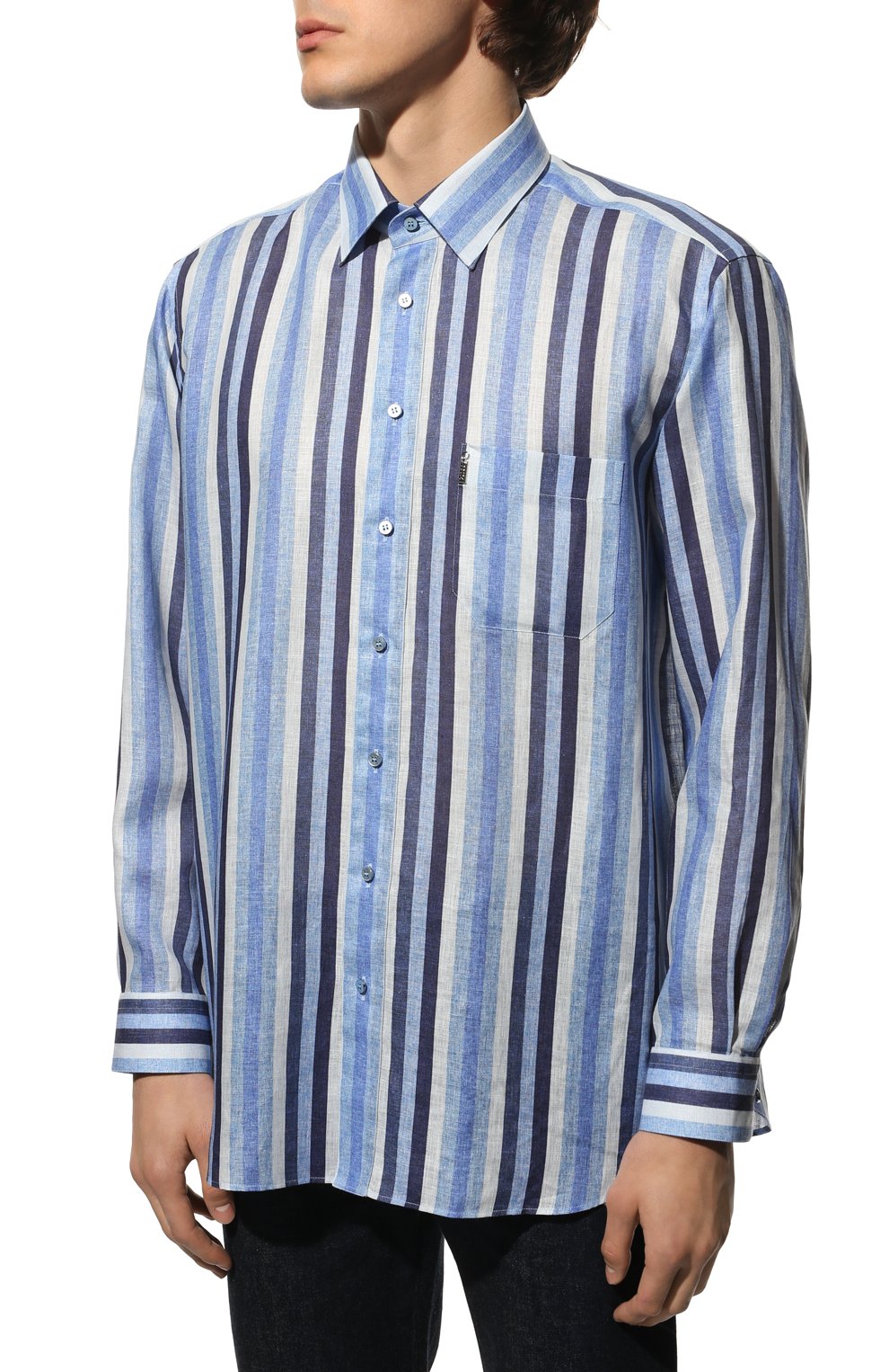 Льняная рубашка ZILLI, арт. MFX-3192-7350/0002, фото 3