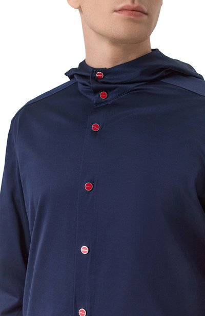 Хлопковая рубашка KITON, арт. UMCPETEH0923416, фото 5